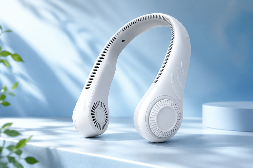 StayCool Bladeless Neck Fan — Hands-Free Portable USB Cooling Fan