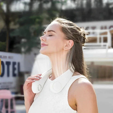 StayCool Bladeless Neck Fan — Hands-Free Portable USB Cooling Fan